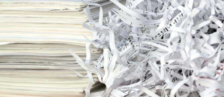 destrucción confidencial de documentos