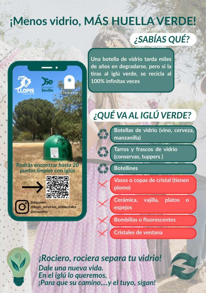 menos vidrio y más huella verde